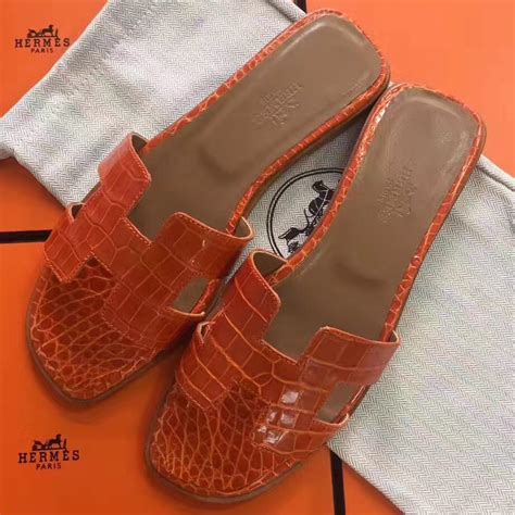 hermes croco sandals|hermes oran sandals.